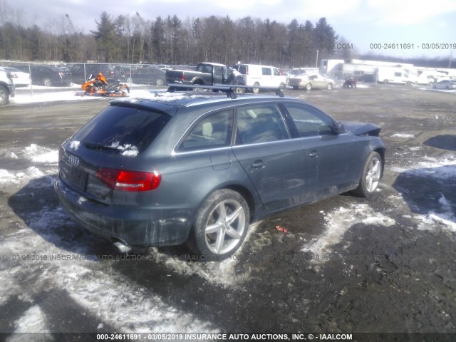 WAUWFAFL9BA060238 - 2011 AUDI A4 PREMIUM PLUS GRAY photo 4