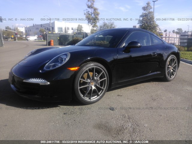 WP0AA2A94DS108092 - 2013 PORSCHE 911 CARRERA BLACK photo 2