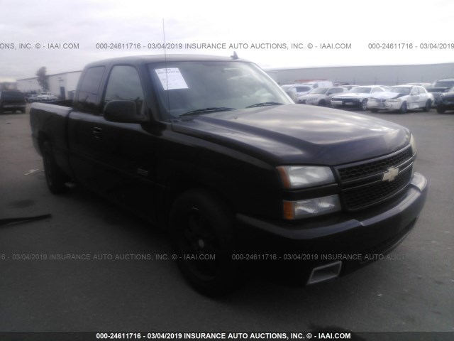 2GCEC19N361252484 - 2006 CHEVROLET SILVERADO C1500 BLACK photo 1