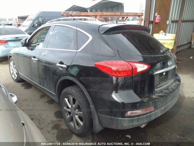 JN1AJ0HR4BM850717 - 2011 INFINITI EX35 JOURNEY BLACK photo 3