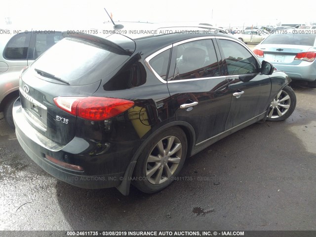 JN1AJ0HR4BM850717 - 2011 INFINITI EX35 JOURNEY BLACK photo 4