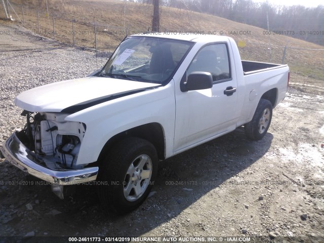 1GTCSCD91A8110656 - 2010 GMC CANYON SLE WHITE photo 2