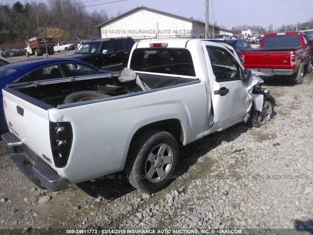 1GTCSCD91A8110656 - 2010 GMC CANYON SLE WHITE photo 4