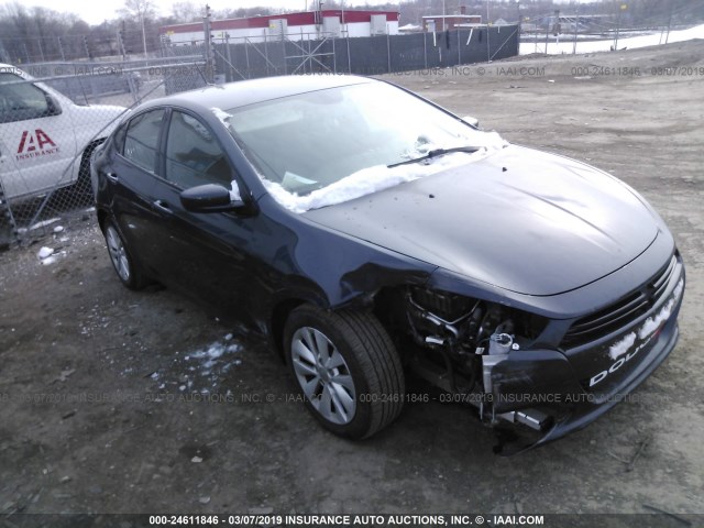 1C3CDFBB5ED747326 - 2014 DODGE DART SXT BLACK photo 1