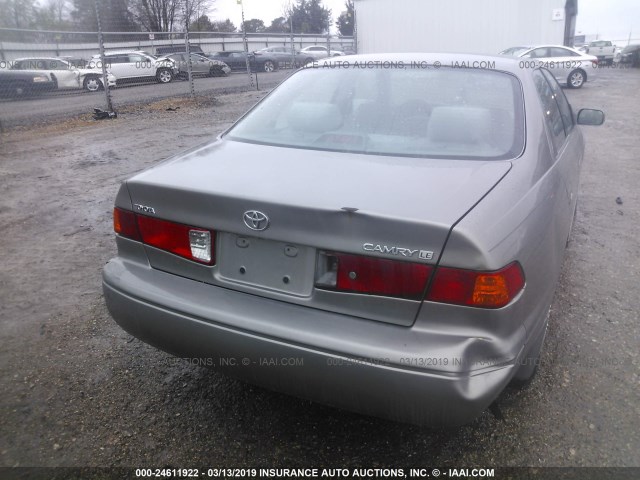 4T1BG22K7YU631262 - 2000 TOYOTA CAMRY CE/LE/XLE 金色 照片 6