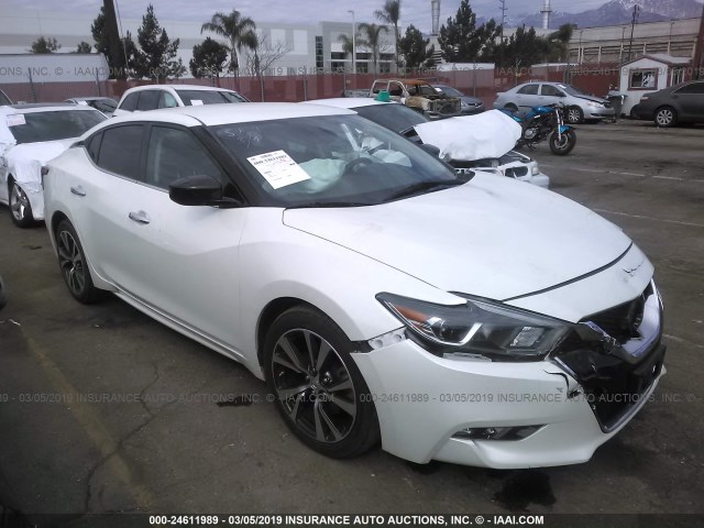 1N4AA6AP4GC441287 - 2016 NISSAN MAXIMA 3.5S/SV/SL/SR/PLAT WHITE photo 1