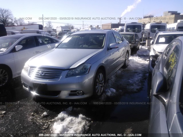 JNKAY01F48M650923 - 2008 INFINITI M35 SPORT SILVER photo 2