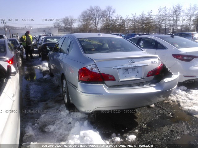 JNKAY01F48M650923 - 2008 INFINITI M35 SPORT SILVER photo 3