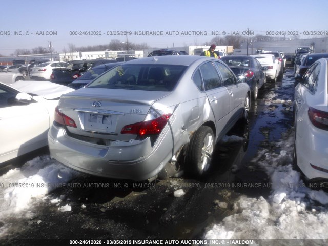 JNKAY01F48M650923 - 2008 INFINITI M35 SPORT SILVER photo 4