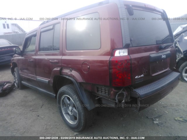 1J8HG48K28C236373 - 2008 JEEP COMMANDER SPORT ბურგუნდია ფოტო 6