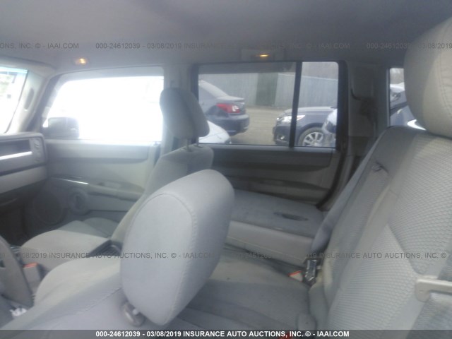 1J8HG48K28C236373 - 2008 JEEP COMMANDER SPORT ბურგუნდია ფოტო 8
