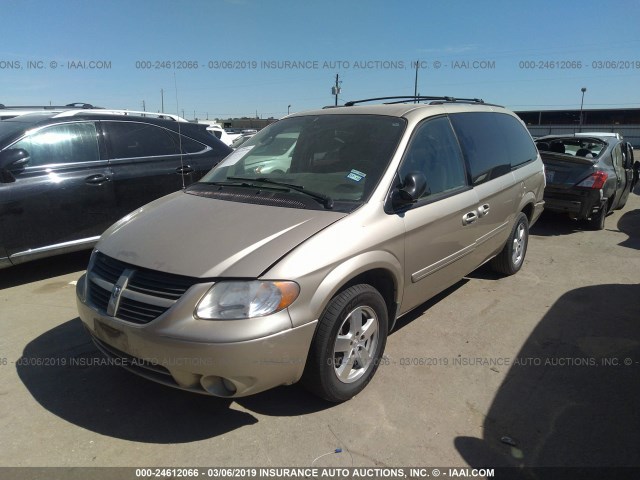 2D4GP44L97R203252 - 2007 DODGE GRAND CARAVAN SXT GOLD photo 2