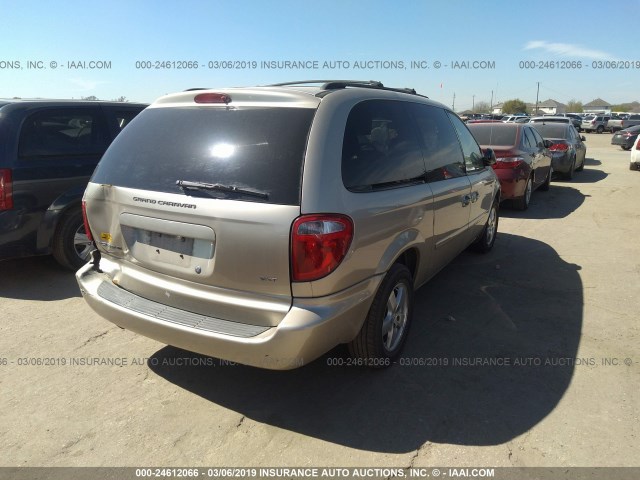 2D4GP44L97R203252 - 2007 DODGE GRAND CARAVAN SXT GOLD photo 4