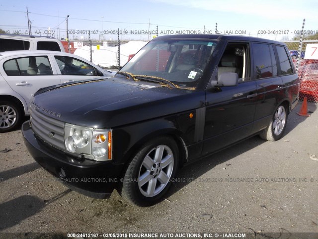 SALME11473A123652 - 2003 LAND ROVER RANGE ROVER HSE BLACK photo 2