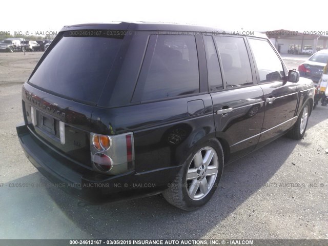 SALME11473A123652 - 2003 LAND ROVER RANGE ROVER HSE BLACK photo 4