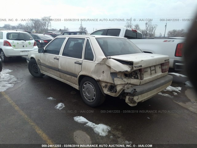 YV1LS5718R1172071 - 1994 VOLVO 850 WHITE photo 3