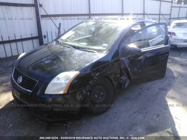 3N1AB61E48L691451 - 2008 NISSAN SENTRA 2.0/2.0S/2.0SL BLACK photo 2