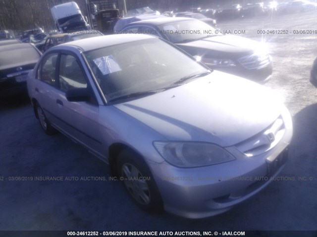 1HGES16374L020968 - 2004 HONDA CIVIC DX VP Gümüş foto 1