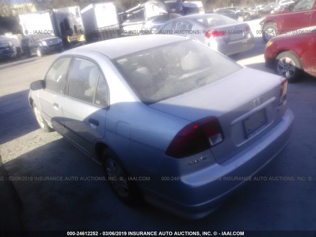 1HGES16374L020968 - 2004 HONDA CIVIC DX VP Gümüş foto 3