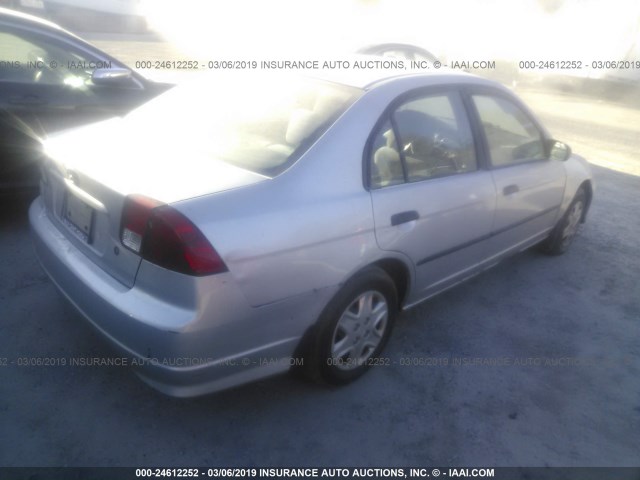 1HGES16374L020968 - 2004 HONDA CIVIC DX VP Gümüş foto 4