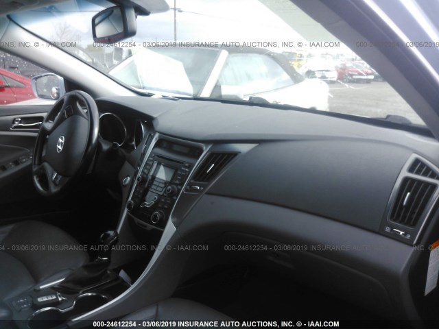 KMHEC4A41CA035176 - 2012 HYUNDAI SONATA HYBRID Light Blue photo 5