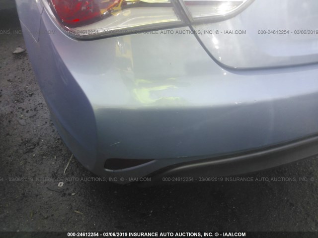 KMHEC4A41CA035176 - 2012 HYUNDAI SONATA HYBRID Light Blue photo 6