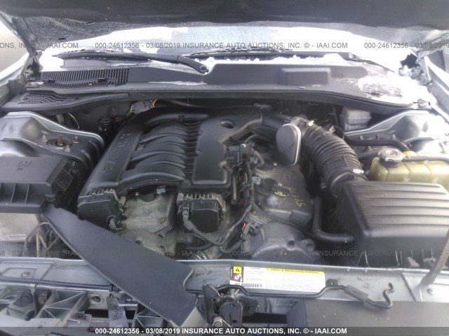 2B3KA43G26H528537 - 2006 DODGE CHARGER SE/SXT GRAY photo 10