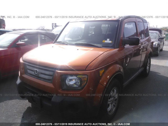 5J6YH18718L006302 - 2008 HONDA ELEMENT EX ORANGE photo 2