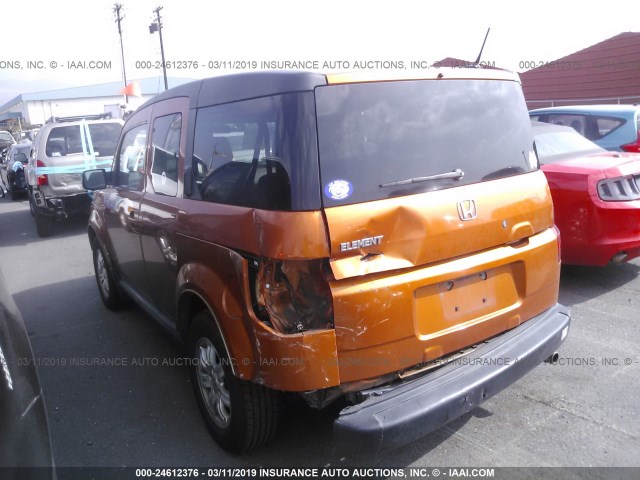 5J6YH18718L006302 - 2008 HONDA ELEMENT EX ORANGE photo 3