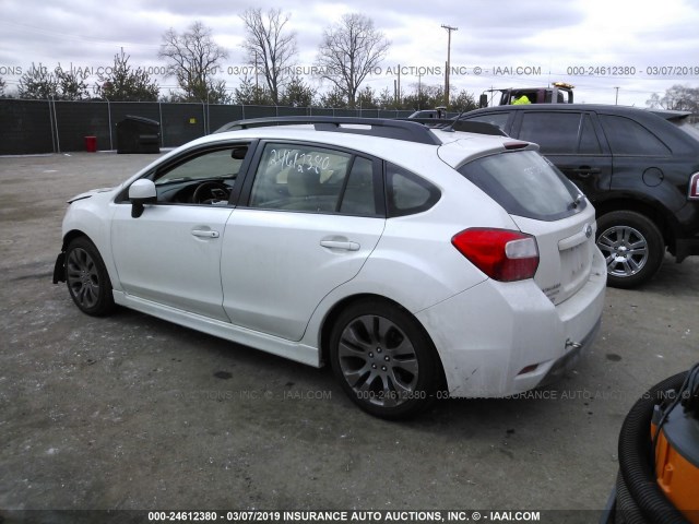 JF1GPAL65D2214787 - 2013 SUBARU IMPREZA SPORT PREMIUM WHITE photo 3