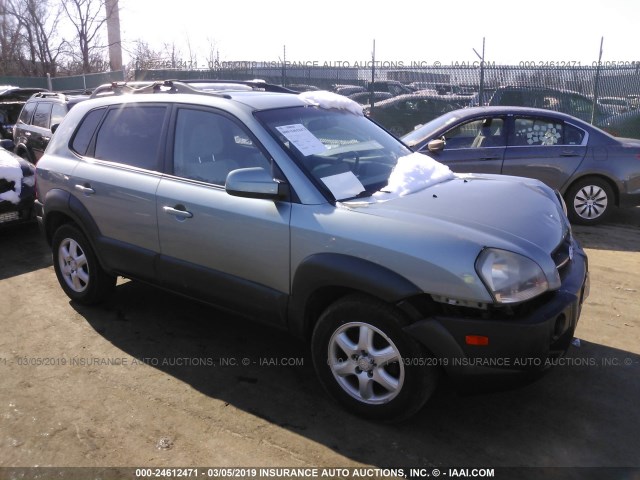 KM8JN72D55U192185 - 2005 HYUNDAI TUCSON GLS/LX GREEN photo 1