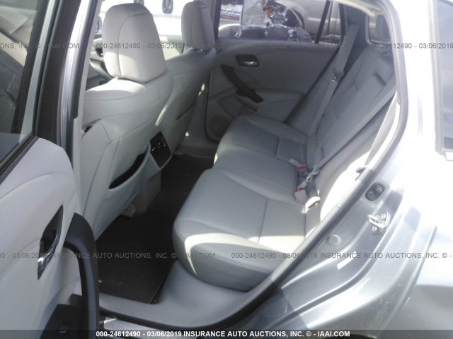 5J8TB4H36HL029348 - 2017 ACURA RDX SILVER photo 8