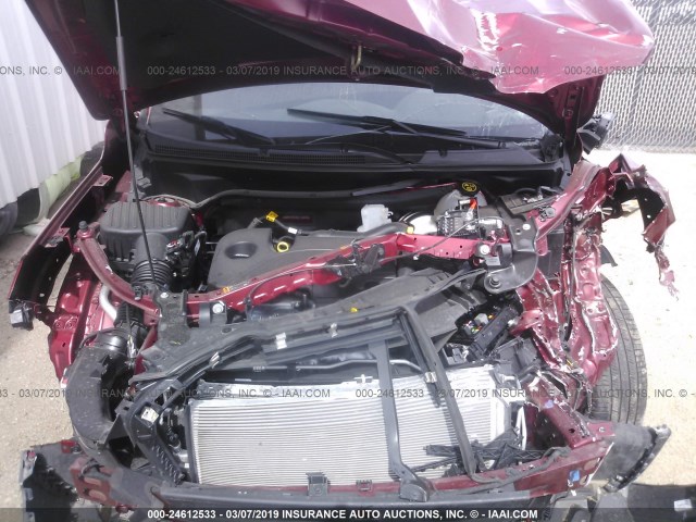 3GKALMEV5KL126422 - 2019 GMC TERRAIN SLE RED photo 10