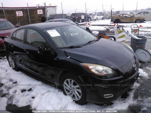 JM1BL1S67A1148388 - 2010 MAZDA 3 S BLACK photo 1