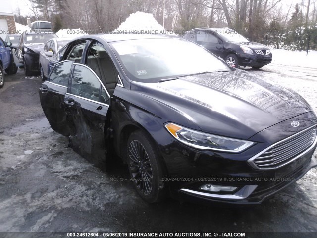 3FA6P0K94HR131418 - 2017 FORD FUSION TITANIUM BLACK photo 6