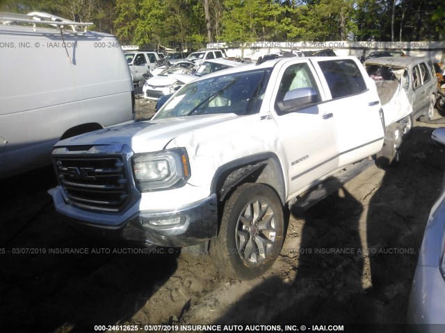 3GTU2NEC3HG451779 - 2017 GMC SIERRA K1500 SLT WHITE photo 2