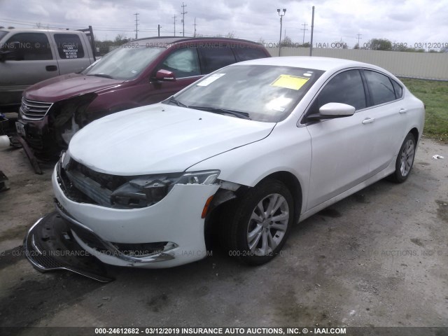 1C3CCCAB9FN616625 - 2015 CHRYSLER 200 LIMITED WHITE photo 2