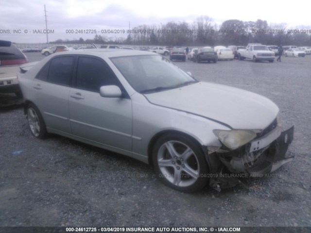 JTHBD192020063821 - 2002 LEXUS IS 300 SILVER photo 1