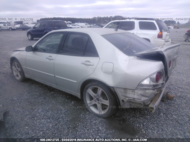 JTHBD192020063821 - 2002 LEXUS IS 300 SILVER photo 3