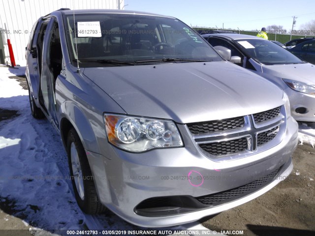 2C4RDGCG4GR179060 - 2016 DODGE GRAND CARAVAN SXT SILVER photo 1