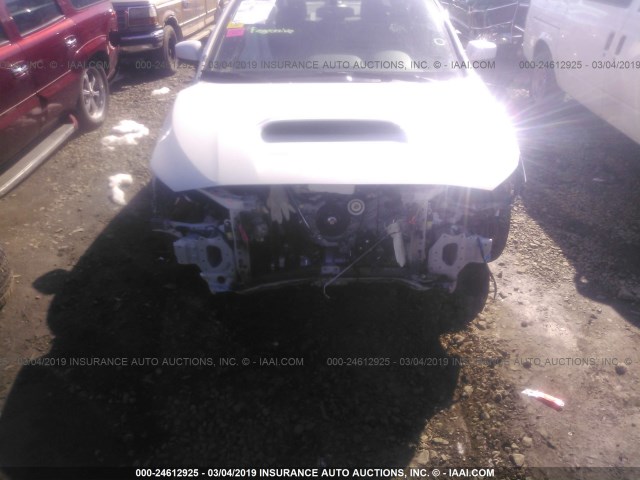 JF1VA1C66J9833622 - 2018 SUBARU WRX PREMIUM WHITE photo 6