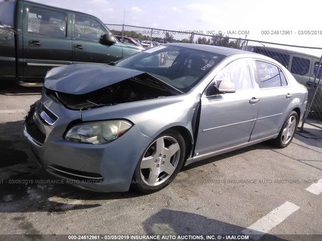 1G1ZJ577184306478 - 2008 CHEVROLET MALIBU 2LT GRAY photo 2