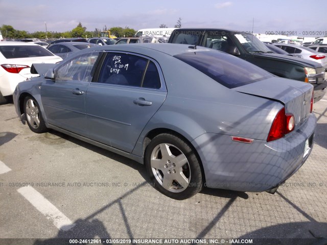 1G1ZJ577184306478 - 2008 CHEVROLET MALIBU 2LT GRAY photo 3