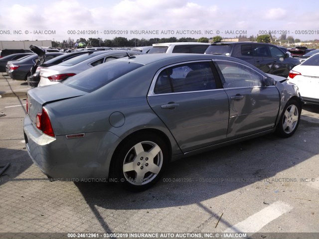 1G1ZJ577184306478 - 2008 CHEVROLET MALIBU 2LT GRAY photo 4