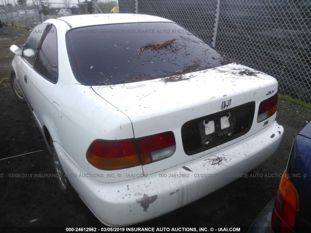 1HGEJ6126VL132273 - 1997 HONDA CIVIC DX WHITE photo 4