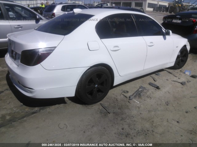 WBANF33526B999065 - 2006 BMW 525 XI WHITE photo 4