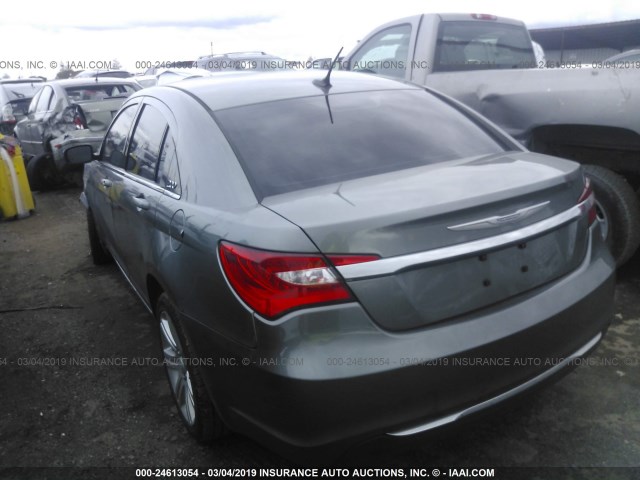 1C3CCBBB8DN542913 - 2013 CHRYSLER 200 TOURING SILVER photo 3