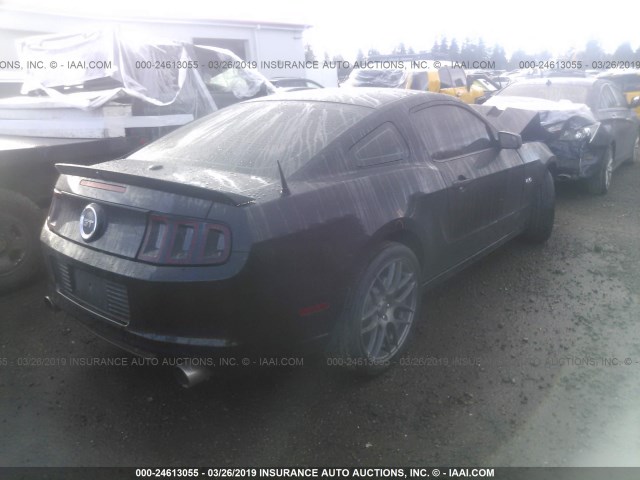 1ZVBP8CF5D5264761 - 2013 FORD MUSTANG GT BLACK photo 4