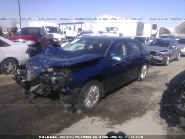 1C3LC56B69N525126 - 2009 CHRYSLER SEBRING TOURING/LIMITED BLUE photo 2