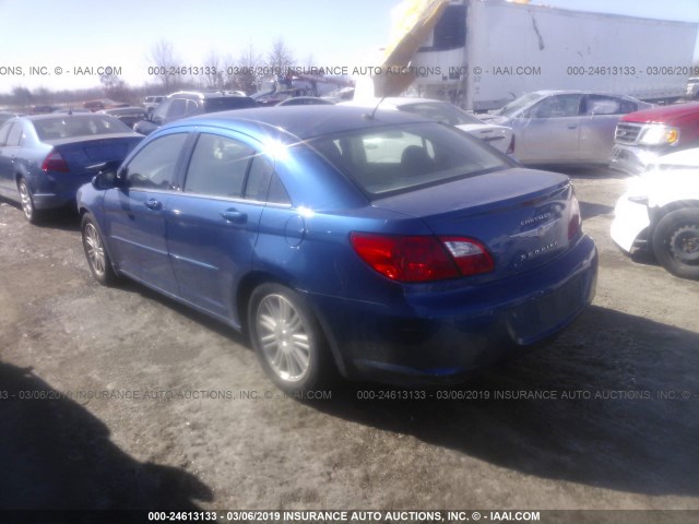 1C3LC56B69N525126 - 2009 CHRYSLER SEBRING TOURING/LIMITED BLUE photo 3